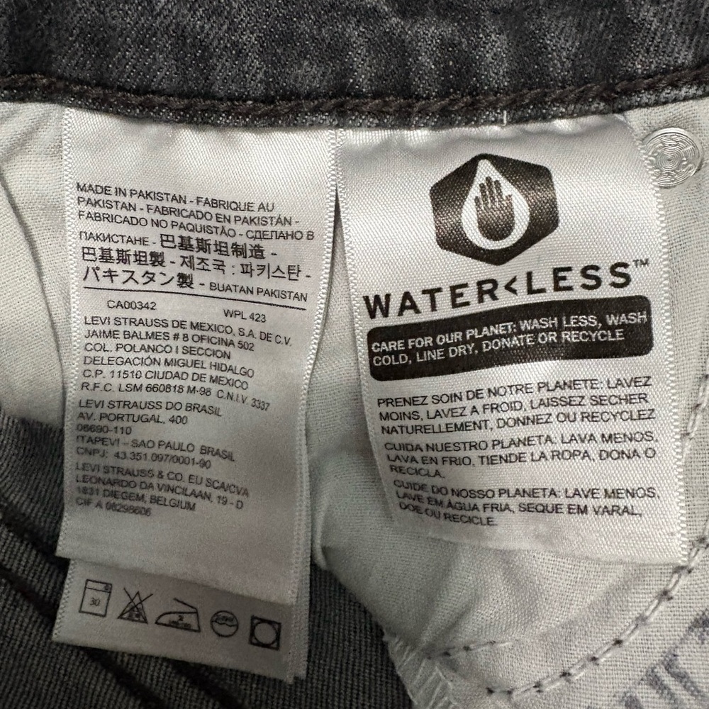 Levi's Black Jean Shorts for Women - Picture 10 of 10